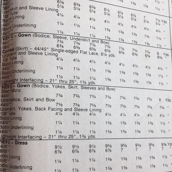 Vintage McCall's 4170 Wedding or Bride's Maids Dress Sewing Pattern 1989 Size 8 - Picture 10 of 12